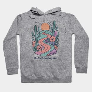 ON THE ROAD AGAIN, retro song willie nelson Hoodie